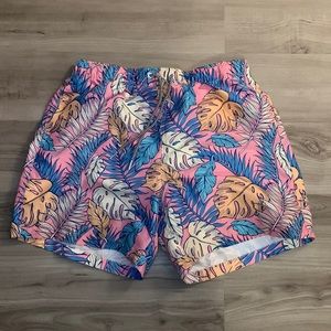Boardie Apparel Palmtopia Pink Large Swim shorts